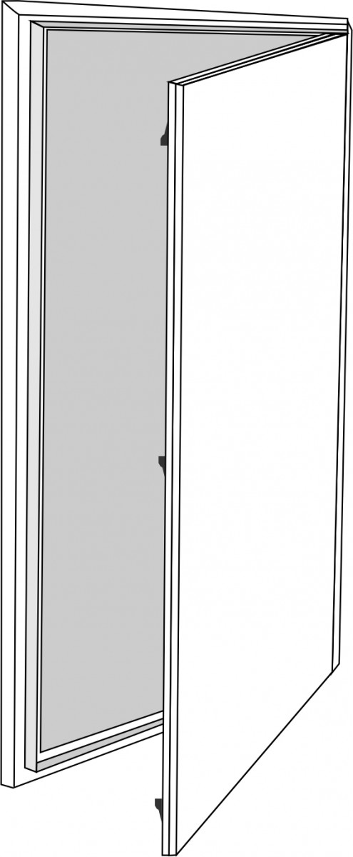 Huoltoluukku, Jumbo-ovi, järjestelmä T-XXL, tuote valmistetaan mittatilaustyönä - Image 2