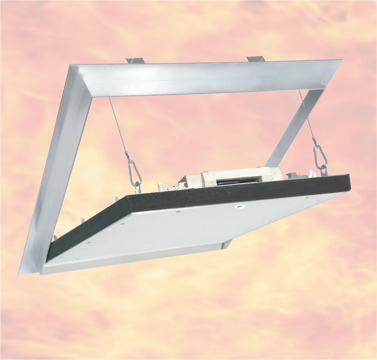 Huoltoluukku EI30 BD kattoon, 18 mm järjestelmä F6