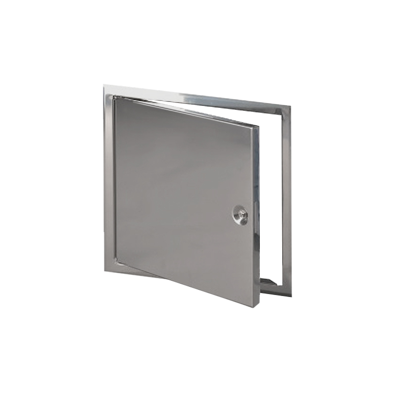 Huoltoluukku ruostumatonteräs, nelikulmasalvalla, järjestelmä B1