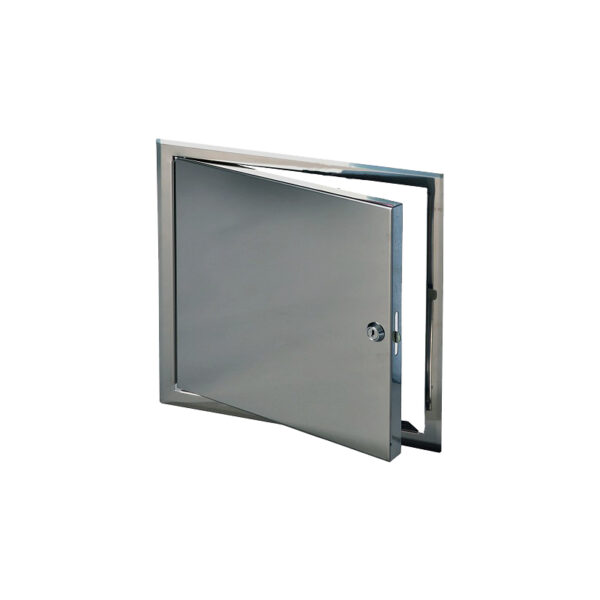 Huoltoluukku, pyöreällä sylinterilukolla, ruostumaton teräs, järjestelmä B3