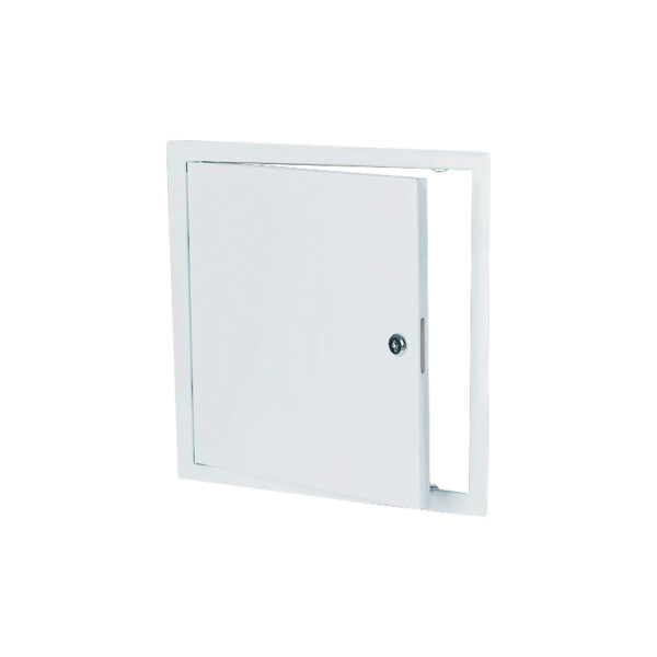 Maalattu huoltoluukku pyöreällä sylinterilukolla, järjestelmä B3