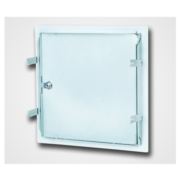 Maalattu huoltoluukku pyöreällä sylinterilukolla, järjestelmä B3 - Image 2