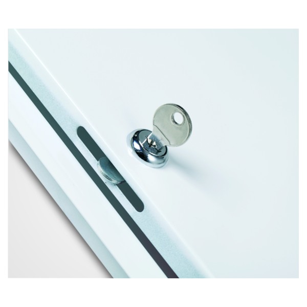 Maalattu huoltoluukku pyöreällä sylinterilukolla, järjestelmä B3 - Image 3