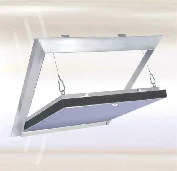 Huoltoluukku EI30 BDA. akustinen, kattoon, 25 mm, Järjestelmä F6