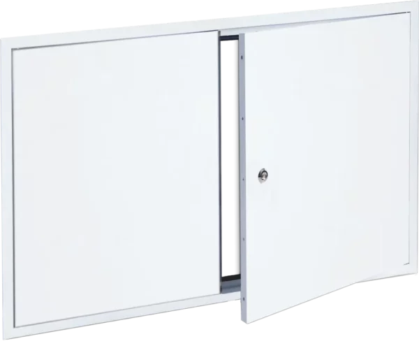 Huoltoluukku kaksoisovi metallipinnoilla (B-EXTW) TILAUSTUOTE