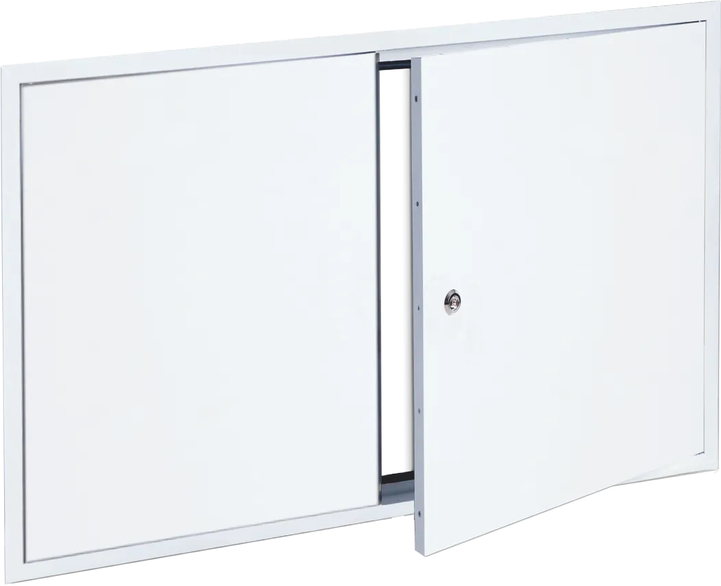 Huoltoluukku kaksoisovi metallipinnoilla (B-EXTW) TILAUSTUOTE